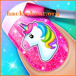 Nail Salon Unicorn Fashion Art icon