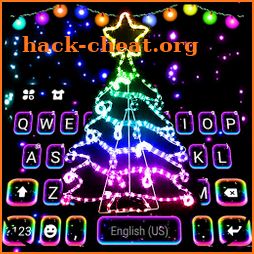 Neon Christmas Tree Theme icon