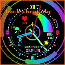 Neon Digital Clock Smart Watch icon