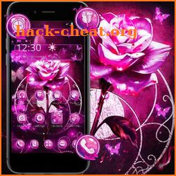 Neon Lavender Rose Theme icon