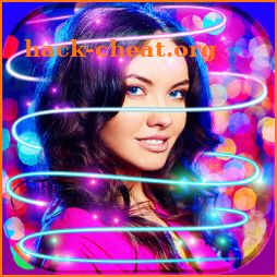 Neon Light Camera Photo Montage icon