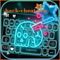 Neon Love Keyboard & Wallpaper icon