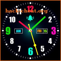 Neon Night Clock - Led Color Night Clocks icon