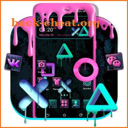 Neon Paint Launcher Theme icon