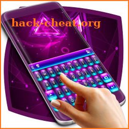 Neon Purple Keyboard Themes icon