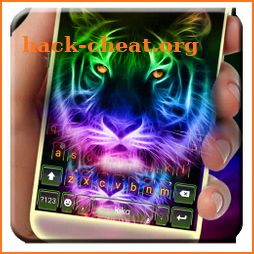 Neon Tiger Keyboard Theme icon