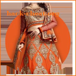 Netted Lehenga Choli For Women Photo Editor icon