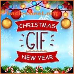 New Year & Christmas GIF 2019 icon