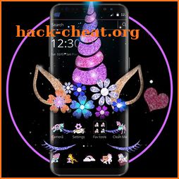 Night Star Unicorn Sparkling Theme icon