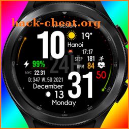 NTV340 - Big Digital Watchface icon