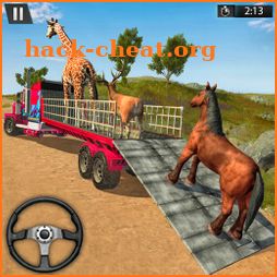 Offroad Big Rig Truck Animal Transport icon