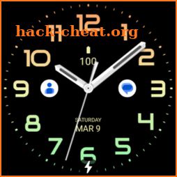 Orange Tosca Analog Watch Face icon