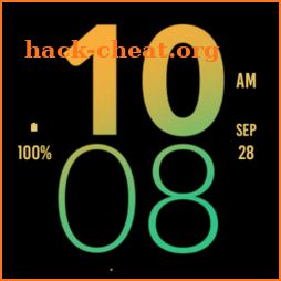 Orange Tosca Large Watch Face icon