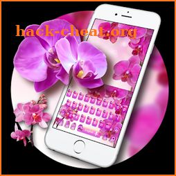 Orchid Flower Keyboard Theme icon