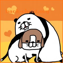 Panda and Dog: Always Dog Cute icon