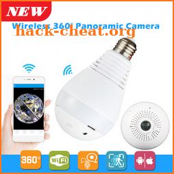 Panoramic CCTV Bulb Camera icon