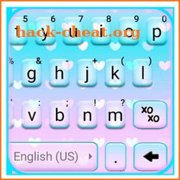 Pastel Hearts Keyboard Theme icon