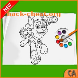 Paw Patrol Coloring book - Coloring Paw Patrol icon