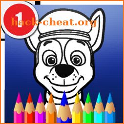 Paw Pups Coloring Games For Kids - Puppy icon