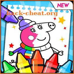 Peepa Pig : Drawing & Coloring Book icon