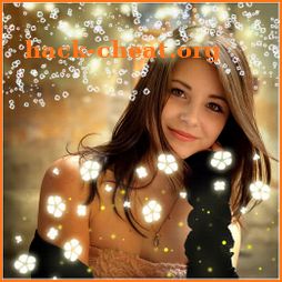 Photo glitter light effects: Glitter photo editor icon