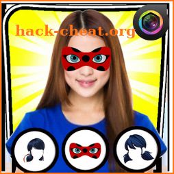 Photo montage for ladybug icon