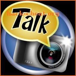 Photo talks: speech bubbles icon