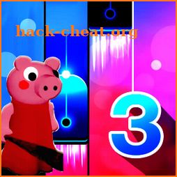 Piano tiles for Piggy Escape Mod-hot songs icon