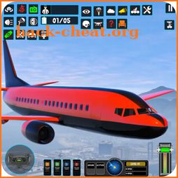 Pilot Simulator Plane Game 3D icon