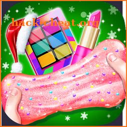 Pink Christmas Makeup Slime icon