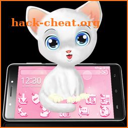 Pink Cute Kitty Theme icon