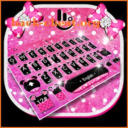 Pink Cute Minny Bowknot Keyboard Theme icon