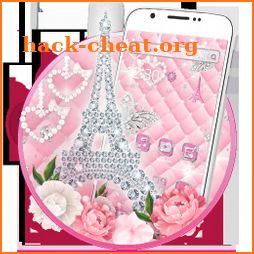 Pink Diamond Eiffel Tower Theme💎🌹 icon