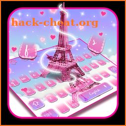 Pink Paris Keyboard Theme icon