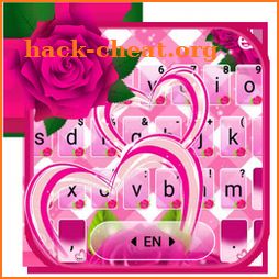 Pink Roses Keyboard Theme icon