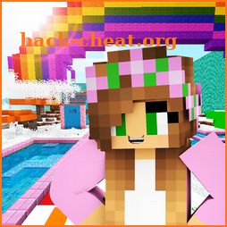 Pink World Minecraft Game for Girls icon