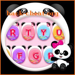 Pinky Panda Donuts Keyboard Theme icon