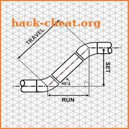 Pipe Fitting Offsets Calculator icon