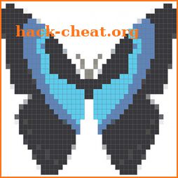 Pixel Art - Coloring Butterfly icon