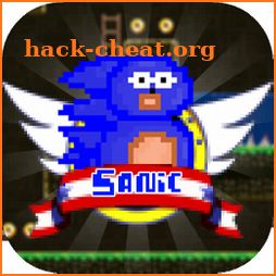 Pixel Sanic: Adventure of the dead meme icon