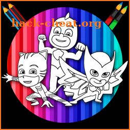 Pj Coloring Masks Game icon