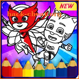 PJ-Masks Hero Coloring book icon