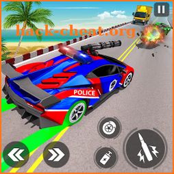 Police Car Racing Simulator: Traffic Shooting Game icon