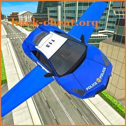 Police Flying Cars Futuristic Sim 3D icon