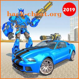 Police Robot Car Rampage: New robot shooting Games icon