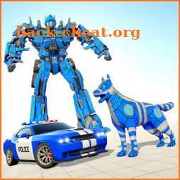 Police Robot Car Transform: Police Dog Robot Games icon