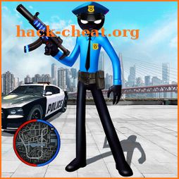 Police Stickman Rope Hero Gangstar Crime Mafia icon