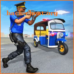 Police Tuk Tuk Rickshaw Gangster Chase Simulator icon