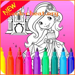 Princess Coloring Book For Kids icon