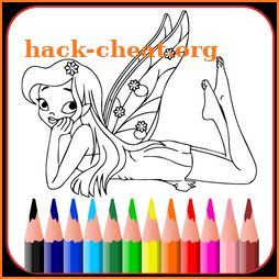 Princess Coloring - Magic Girl Coloring icon